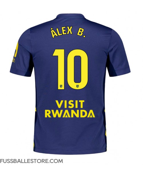 Günstige Atletico Madrid Alex Baena #10 Auswärtstrikot 2025-26 Kurzarm Günstige Atletico Madrid Alex Baena #10 Auswärtstrikot 2025-26 Kurzarm
